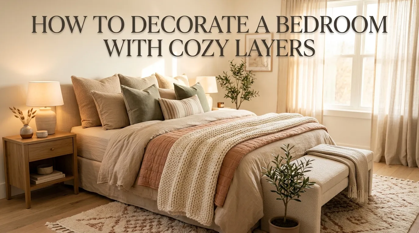 How to Decorate a Bedroom with Cozy Layers
