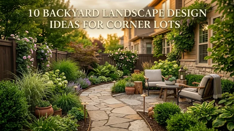 10 Backyard Landscape Design Ideas for Corner Lots