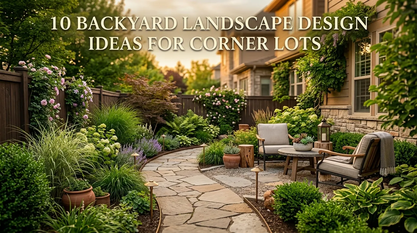 10 Backyard Landscape Design Ideas for Corner Lots