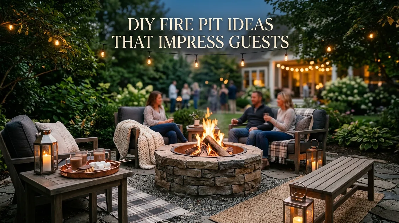 DIY Fire Pit Ideas That Impress Guests