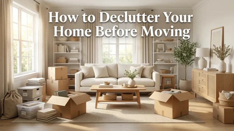 How to Declutter Your Home Before Moving