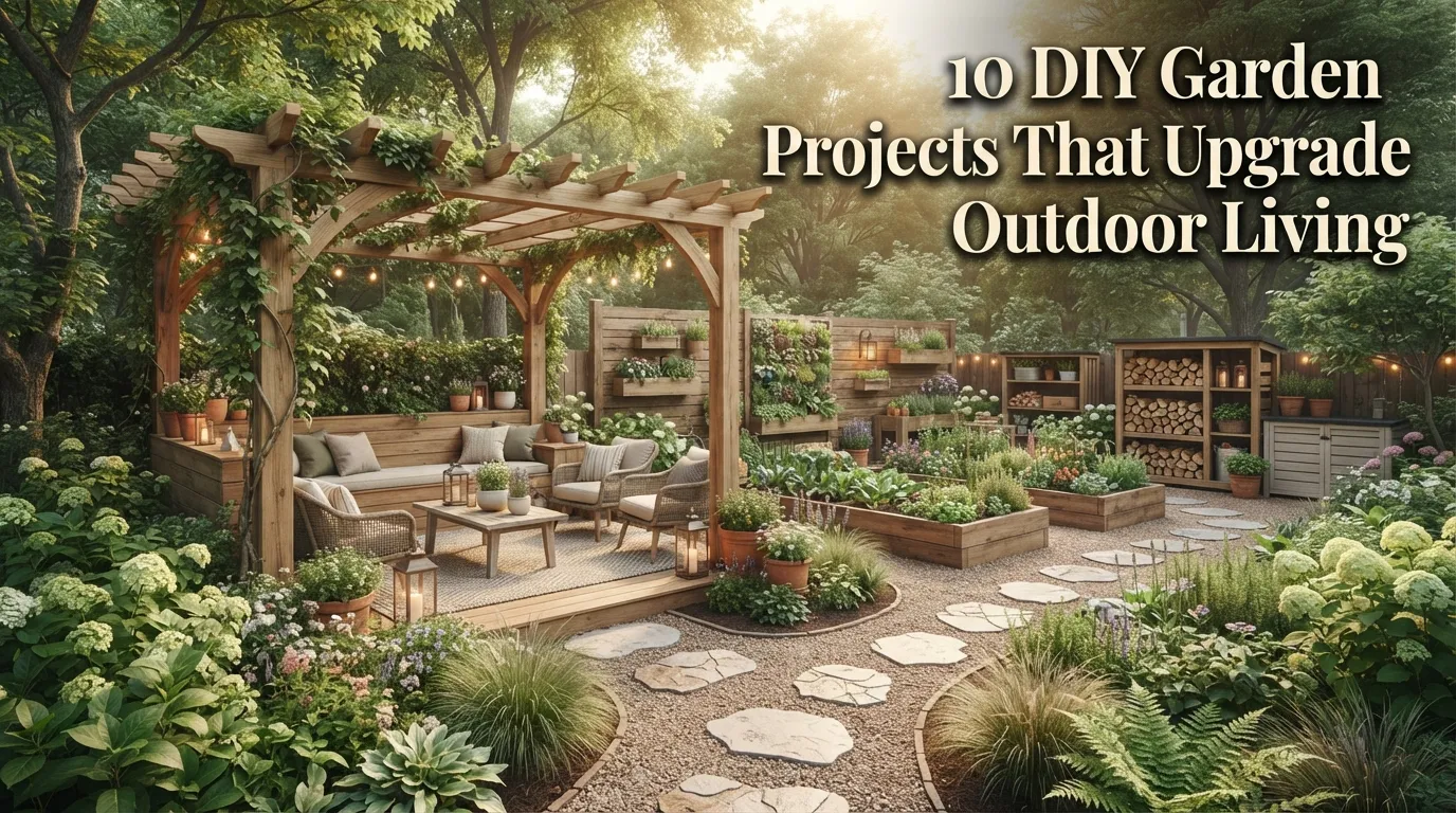 10 DIY Garden Projects That Upgrade Outdoor Living