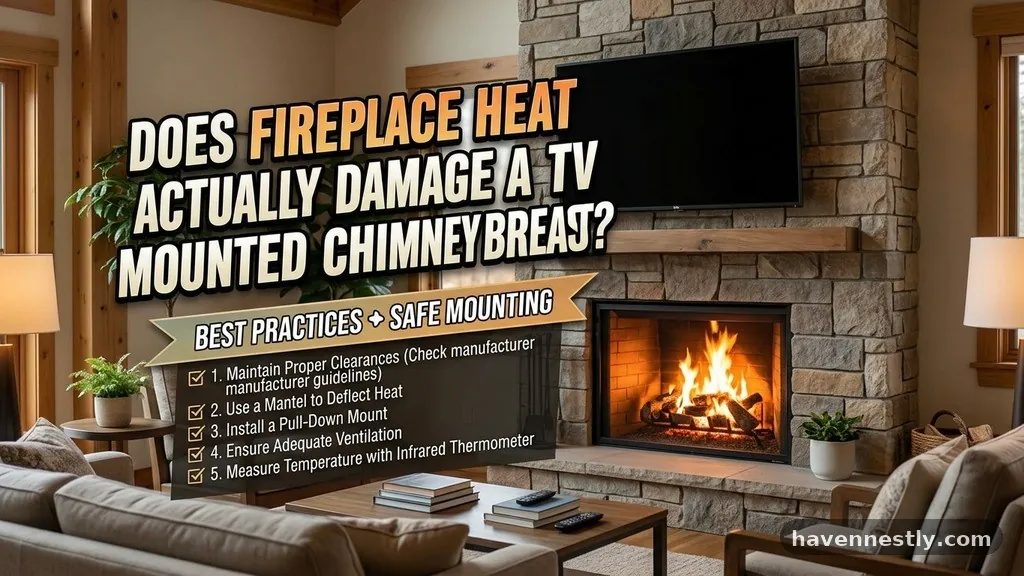 Best Practices for Safe Mounting - Does Fireplace Heat Actually Damage a TV Mounted on the Chimney Breast?