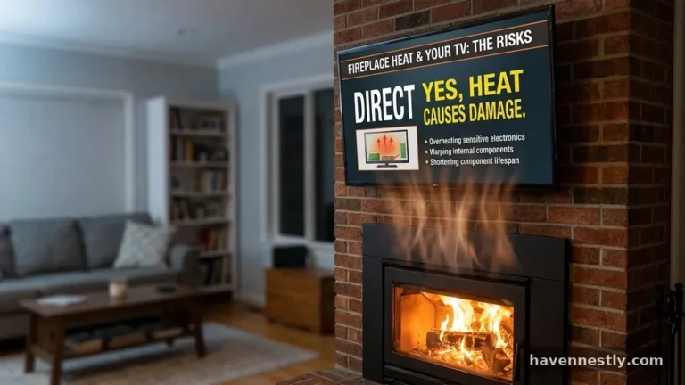 Does Fireplace Heat Actually Damage a TV Mounted on the Chimney Breast?