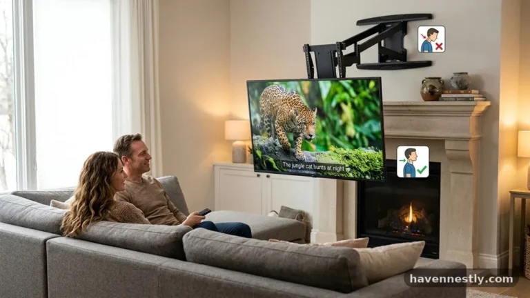 Drop-Down (Pull-Down) TV Mounts: Best Way to Stop Neck Strain Over Mantels