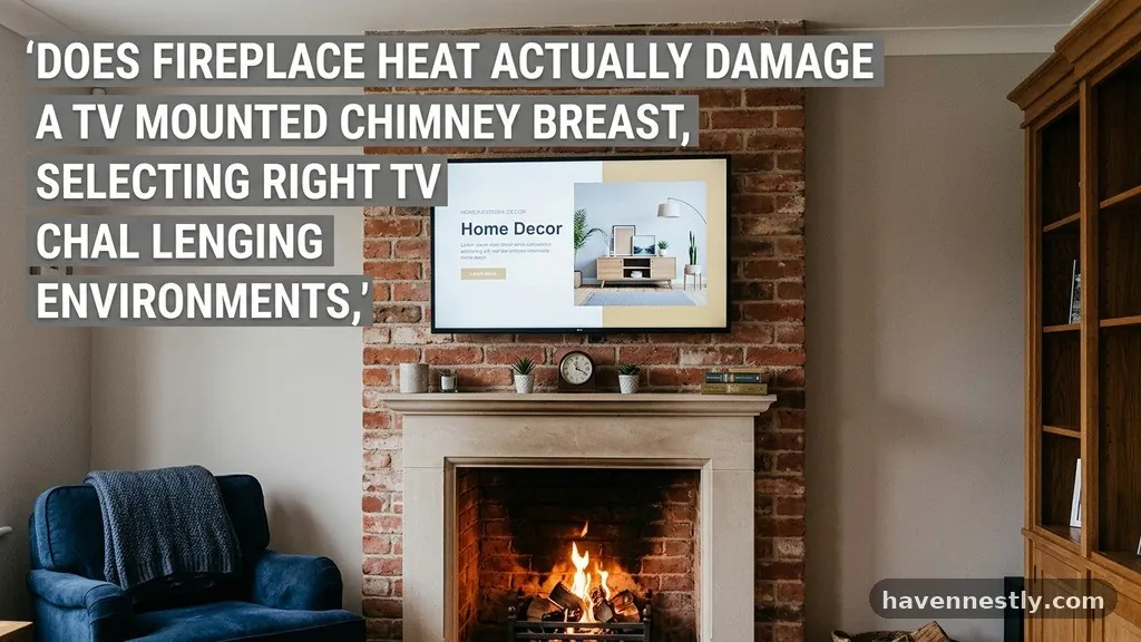 Selecting the Right TV for Challenging Environments - Does Fireplace Heat Actually Damage a TV Mounted on the Chimney Breast?