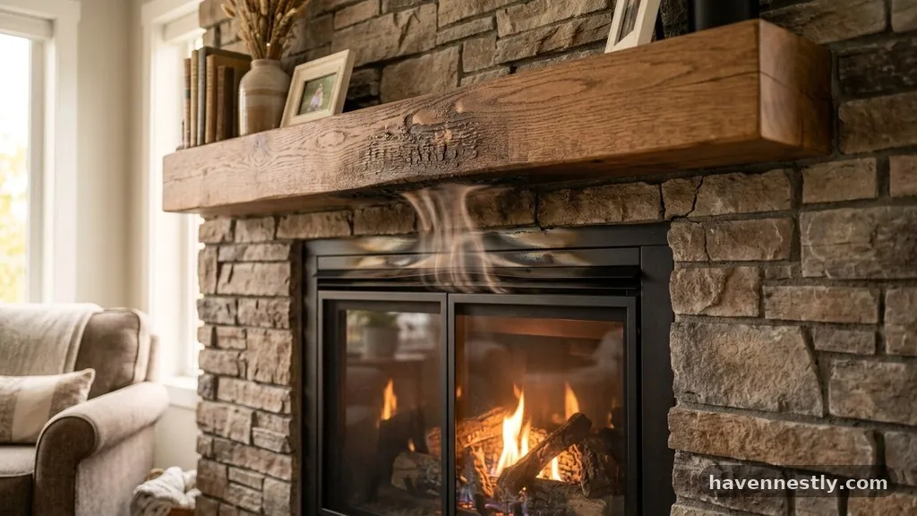 The Role of Heat Deflectors - Can You Put a Wood Floating Mantel on a Gas Fireplace Without Heat Deflectors?