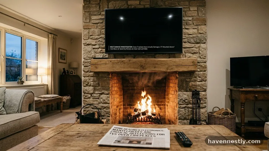 The Role of Mantelpieces as Heat Deflectors - Does Fireplace Heat Actually Damage a TV Mounted on the Chimney Breast?
