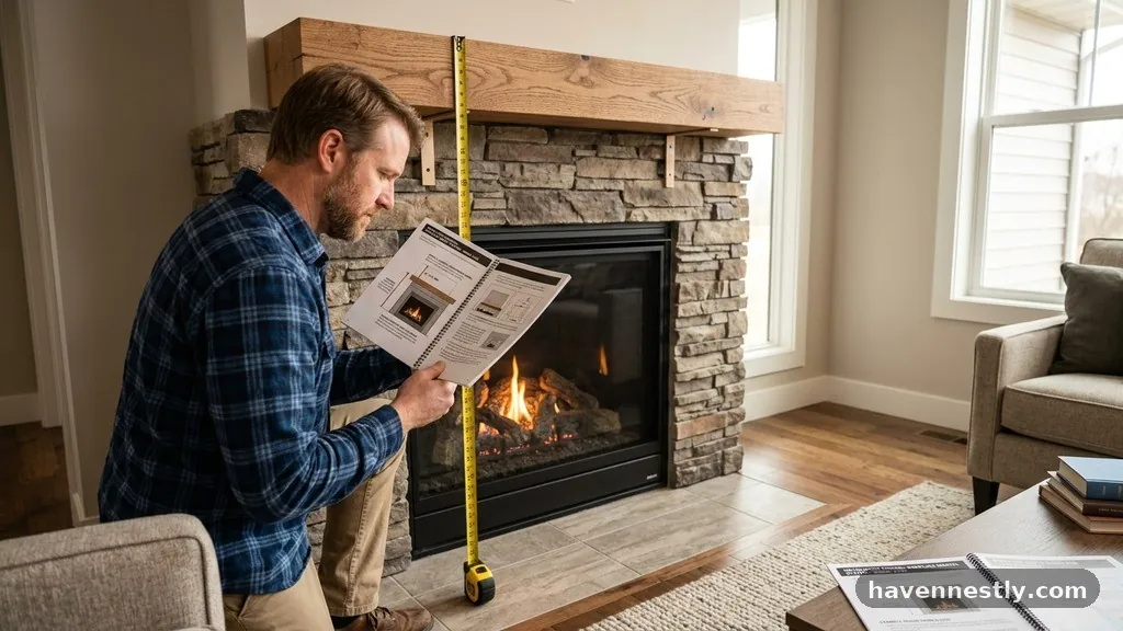 What Is the Standard Height to Hang a Fireplace Mantel from the Floor?